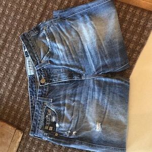 AG Jodi crop high rise slim flare crop